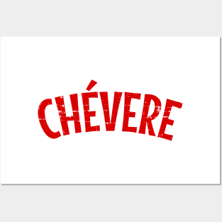 Chévere - red design Posters and Art